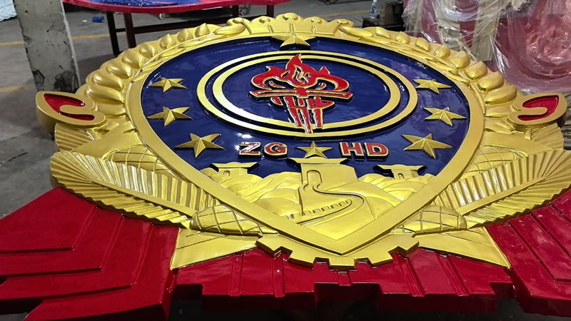 西藏大型警徽制作